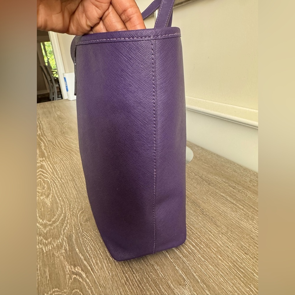Michael Kors Purple Tote Bag - Picture 11 of 16